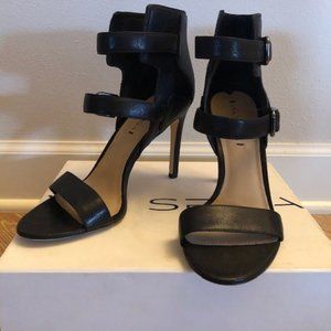 Via Spiga Evangeline Heels - Size 9 - Black